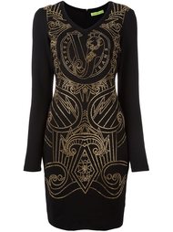 studded fitted mini dress Versace Jeans