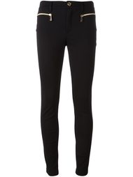 zip detail skinny trousers Versace Jeans