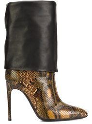 snakeskin boots Pollini