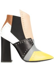 colour block boots  Pollini