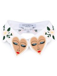floral embroidered collar Vivetta