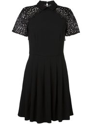 lace sleeve flared dress Blugirl