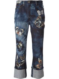 'Tie&amp;Dye Japanese Butterfly' jeans Valentino