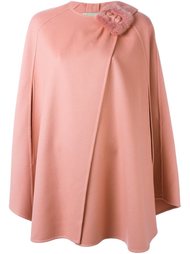 накидка с меховой пряжкой Ermanno Scervino