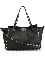 сумка-тоут 'Rockstud' с бирюзовой отделкой Valentino