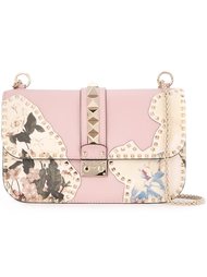 сумка на плечо 'Glam Lock' с цветочным узором Valentino