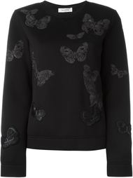 толстовка с вышивкой  Valentino