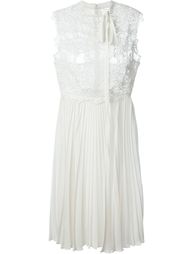 платье с кружевным верхом  Valentino