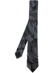 галстук с камуфляжным принтом  Valentino