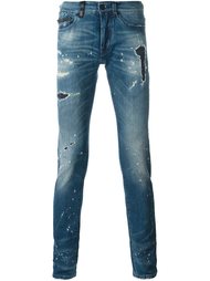 джинсы с рваными деталями   Marcelo Burlon County Of Milan