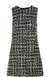 Мини-платье А-силуэта с принтом гусиная лапка Dolce &amp; Gabbana