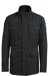Удлиненная куртка с потайной застежкой-молнией HUGO BOSS Black Label
