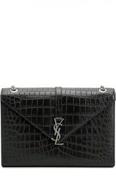 Сумка Monogram Classic large с тиснением под крокодила Saint Laurent