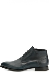 Кожаные полуботинки с боковой молнией Barrett