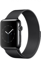 Apple Watch Series 2 42mm Space Black Stainless Steel Case with Milanese Loop Apple