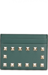 Кожаный футляр для кредитных карт Rockstud с заклепками Valentino
