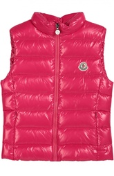 Пуховый жилет с нашивкой Moncler Enfant