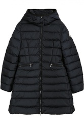 Пуховое пальто с капюшоном Moncler Enfant