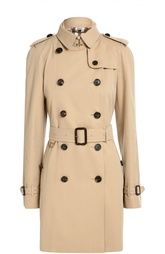 Двубортный тренч с поясом Burberry
