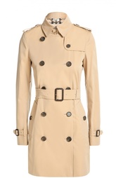 Двубортный тренч с поясом Burberry