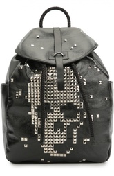 Кожаный рюкзак с изображением черепа из заклепок Alexander McQueen