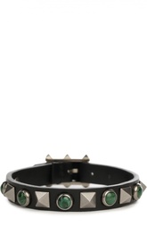 Кожаный браслет Rockstud Rolling Valentino