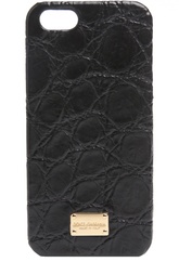 Чехол для iPhone SE/5s/5 из кожи крокодила Dolce &amp; Gabbana