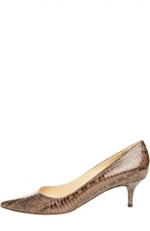 Кожаные туфли Aza с тиснением Jimmy Choo