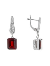 Ювелирные серьги Happy Garnets