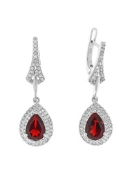 Ювелирные серьги Happy Garnets