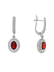 Ювелирные серьги Happy Garnets