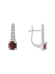 Ювелирные серьги Happy Garnets