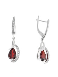 Ювелирные серьги Happy Garnets