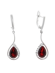 Ювелирные серьги Happy Garnets