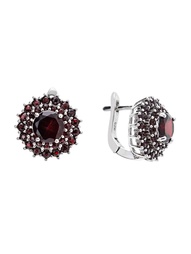 Ювелирные серьги Happy Garnets