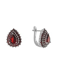 Ювелирные серьги Happy Garnets