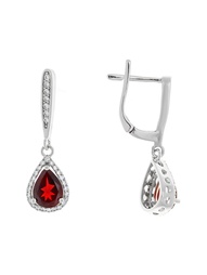Ювелирные серьги Happy Garnets