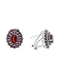 Ювелирные серьги Happy Garnets