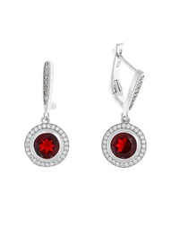 Ювелирные серьги Happy Garnets