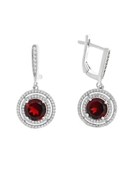 Ювелирные серьги Happy Garnets