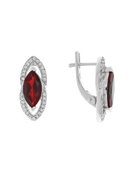 Ювелирные серьги Happy Garnets