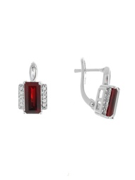 Ювелирные серьги Happy Garnets