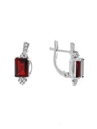 Ювелирные серьги Happy Garnets