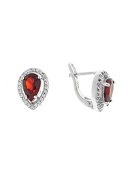 Ювелирные серьги Happy Garnets