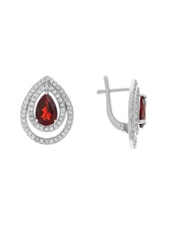 Ювелирные серьги Happy Garnets