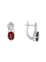 Ювелирные серьги Happy Garnets