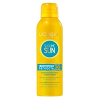 L`OREAL Сухой солцезащитный спрей для тела Sublime Sun Невероятная Легкость SPF 30 150 мл
