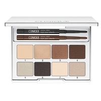 CLINIQUE Палетка для глаз Pretty Easy Palette 8х0.5 г + 2х0,028 г