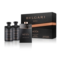 BVLGARI Подарочный набор Man In Black Парфюмерная вода,спрей 60 мл + Бальзам после бритья 40 мл + Гель для душа 40 мл