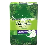 NATURELLA Ultra Женские гигиенические прокладки ароматизированные Camomile Night Single 28 шт.